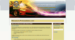 Desktop Screenshot of proinstallation.com